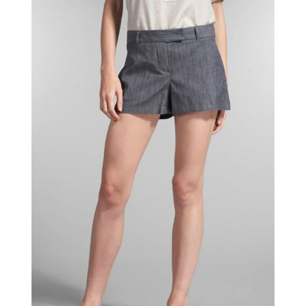 $170 THEORY Denim Jeans SHORTS BENNIE D Iowa in INDIGO 4-Pocket (  10 )